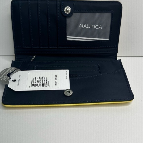 NWT  Logo Nautica Woman’s Wallet Brand With RFID Blocker - Picture 8 of 9